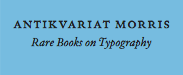 Antikvariat Morris - Rare books on Typography